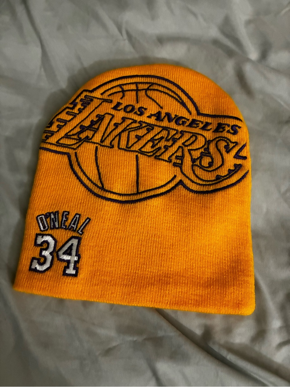 Shaquille O'Neal Los Angeles Lakers Winter Cap